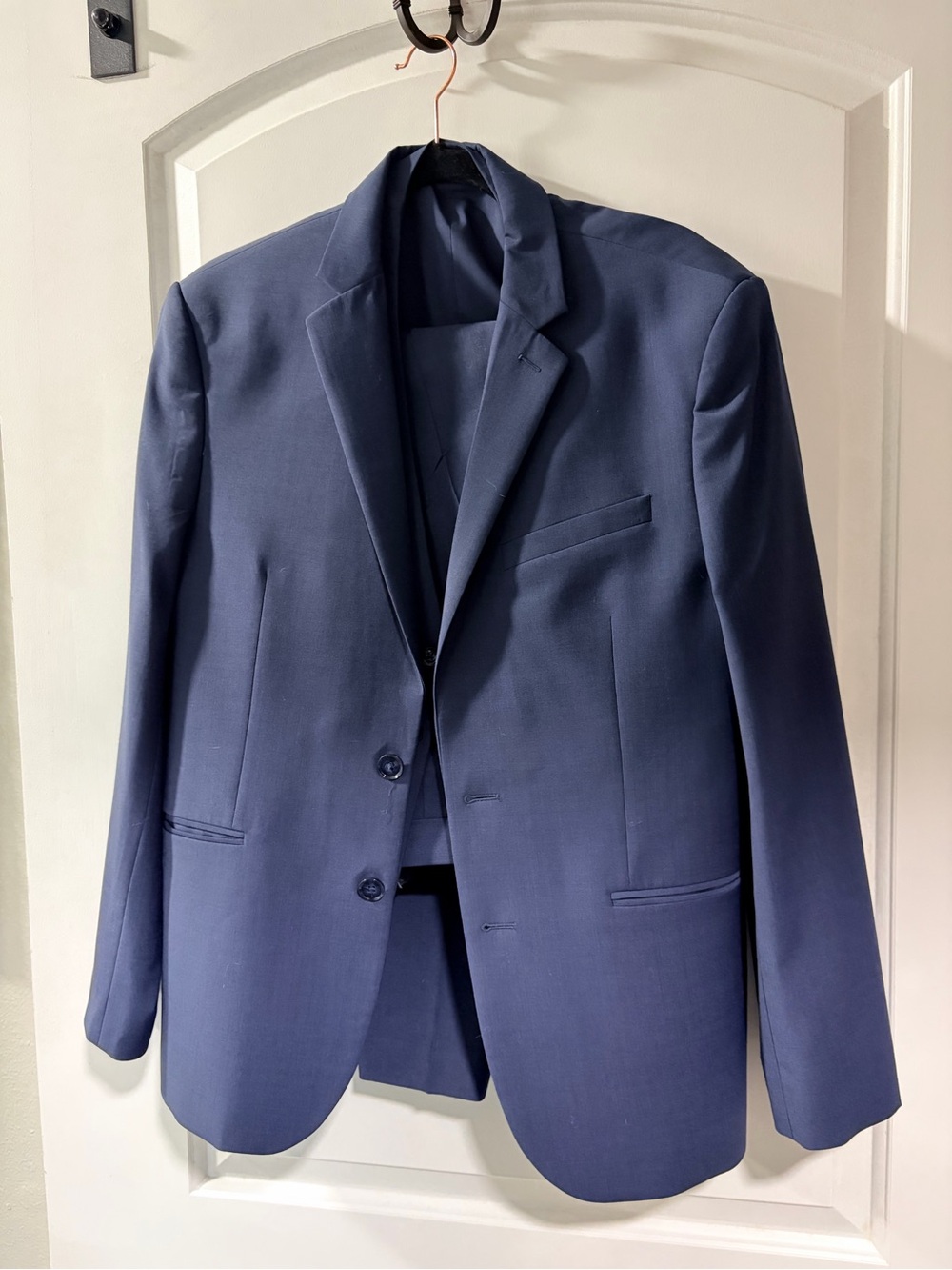 Men's 3 Piece Suit - Classic Two-Button Suit Jacket, Vest, Pants.